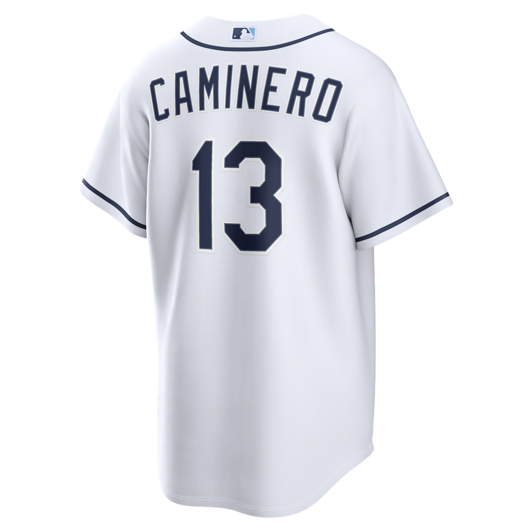 Tampa Bay Rays Junior Caminero Home Replica Jersey - White
