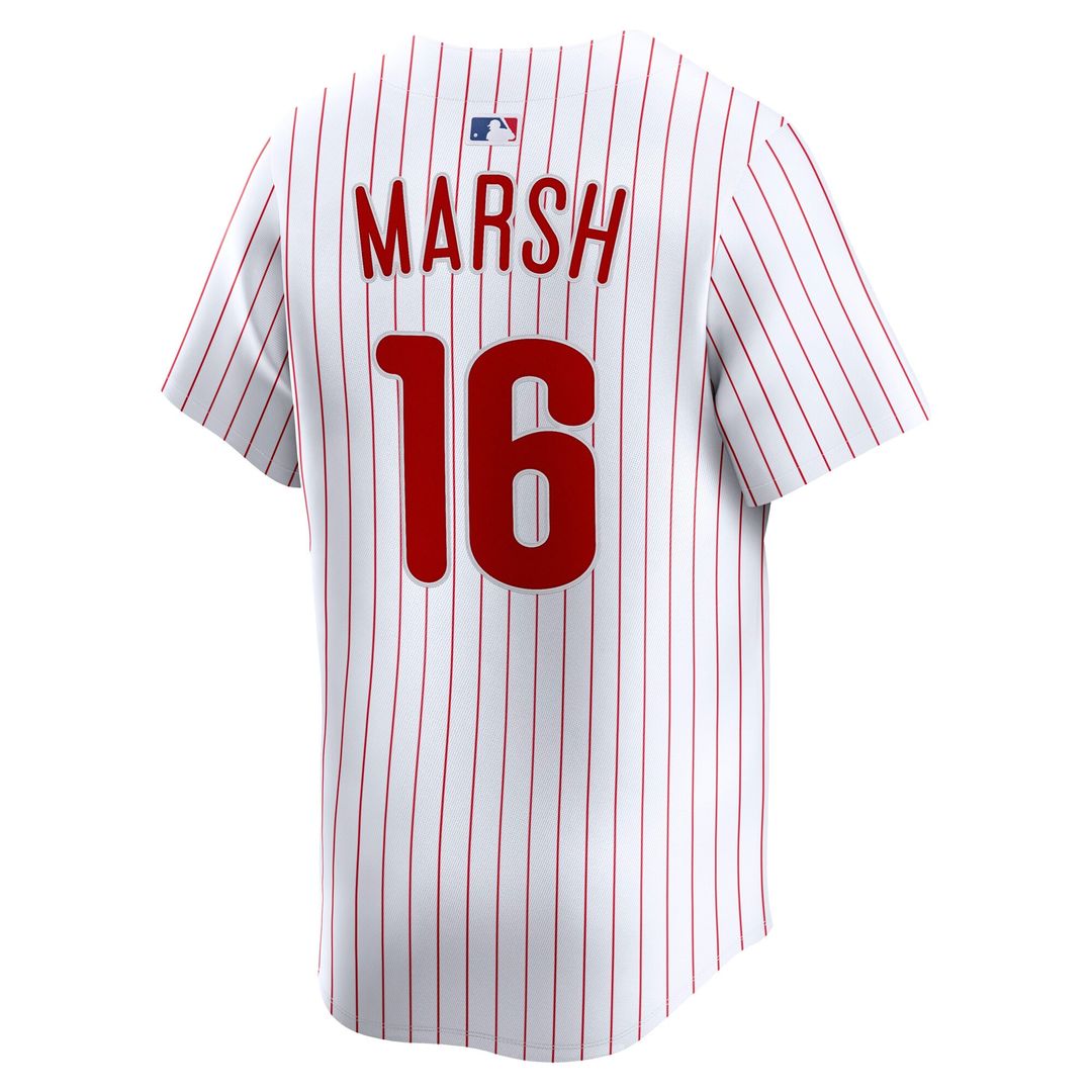 Philadelphia Phillies Brandon Marsh Home Limited Jersey - White