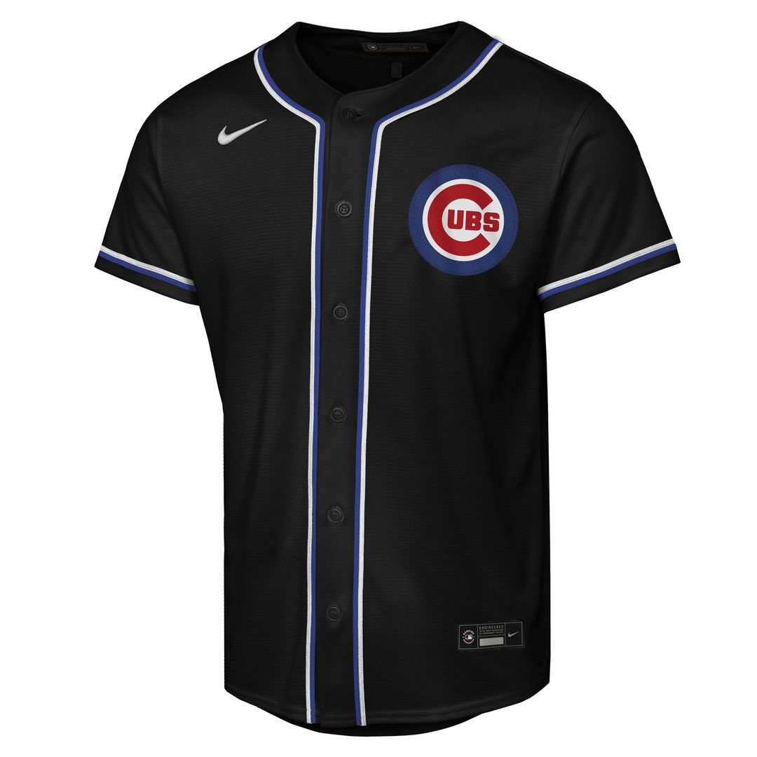 Chicago Cubs Seiya Suzuki Youth Fashion Replica Jersey - Black