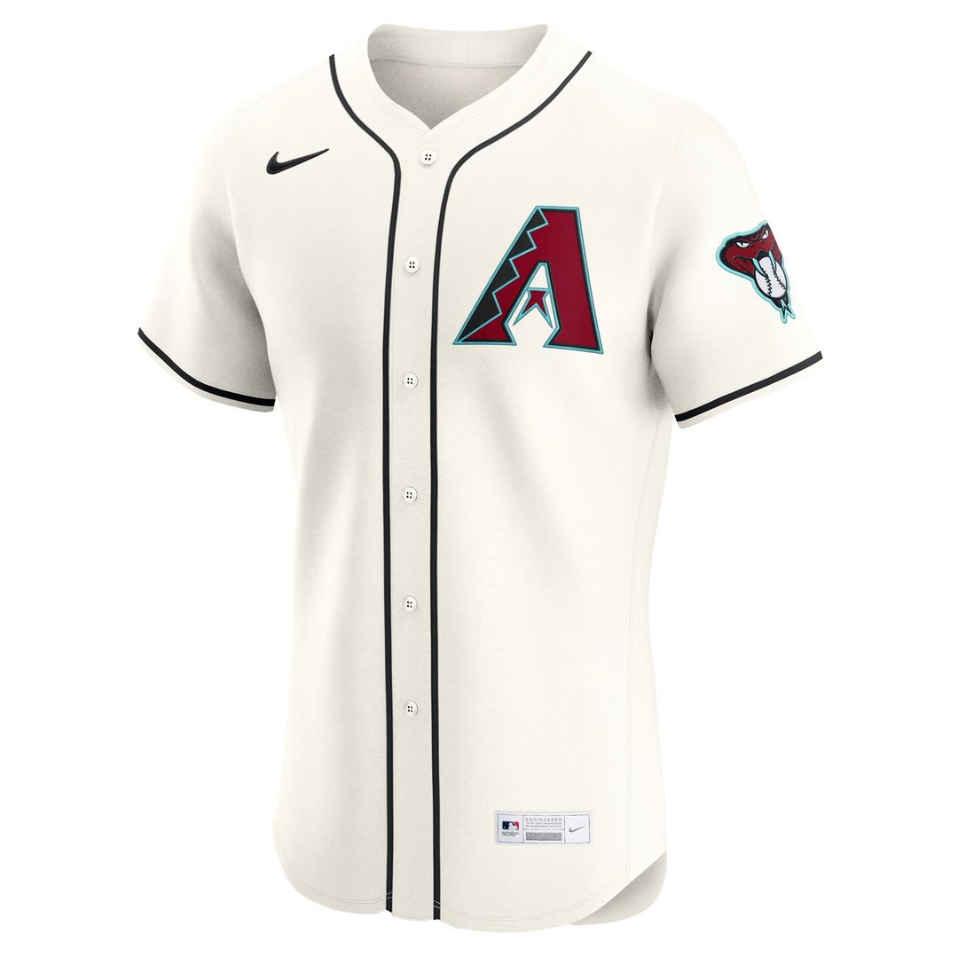 Arizona Diamondbacks Ketel Marte Home Elite Jersey - Cream