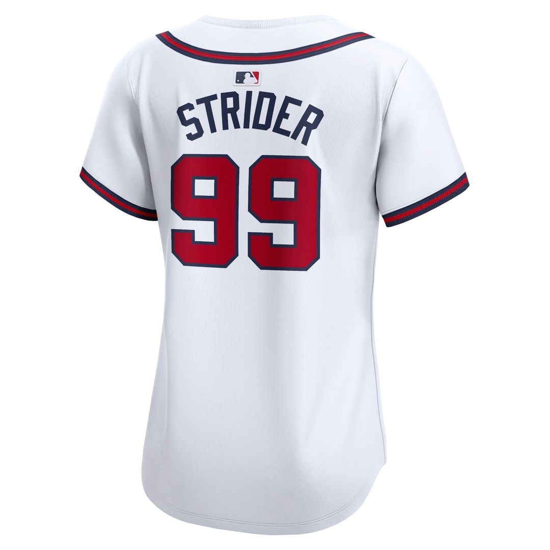 Atlanta Braves Spencer Strider Women's Home Limited Jersey - White