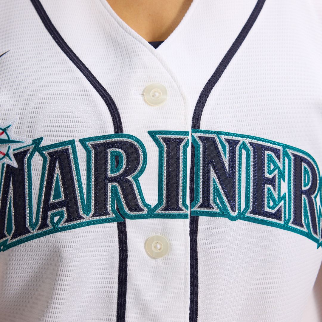 Seattle Mariners Cal Raleigh Women's Home Replica Jersey - White