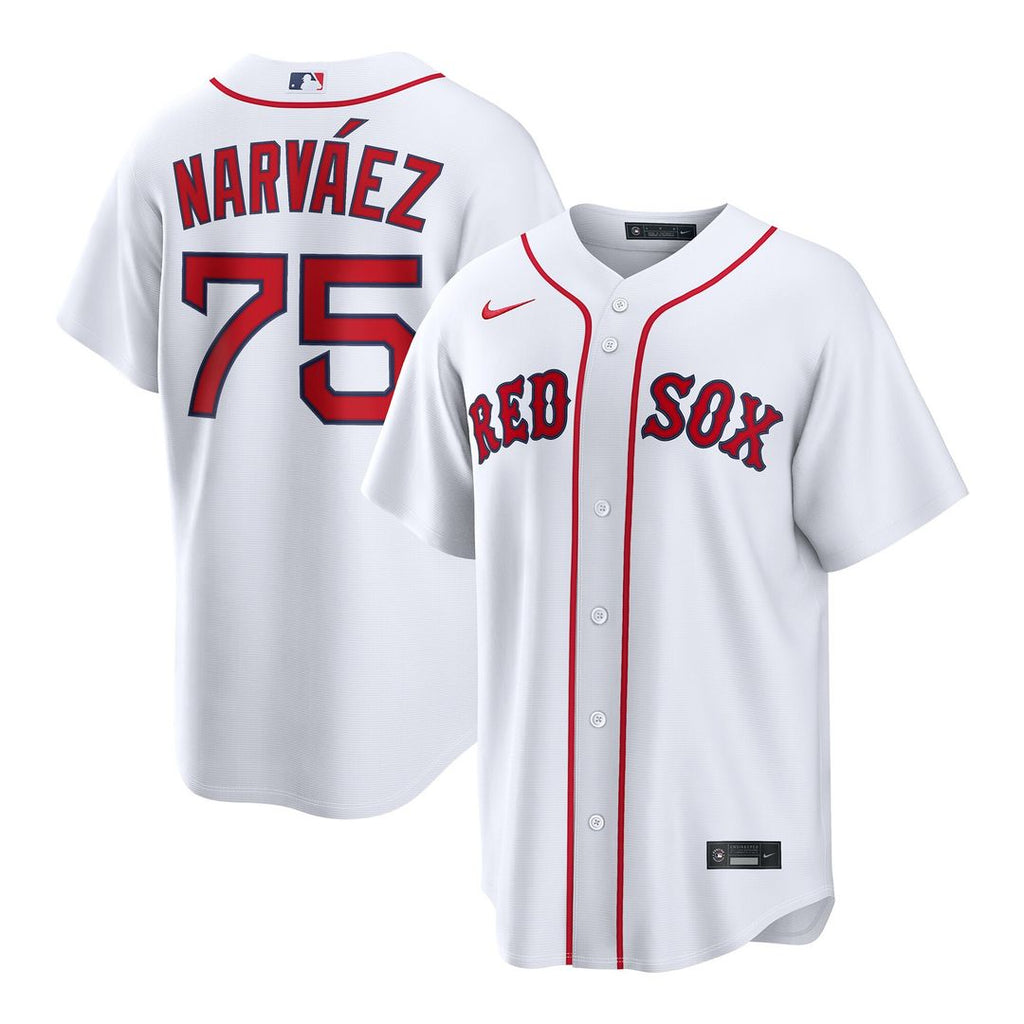 Boston Red Sox Carlos Narváez Home Replica Jersey - White