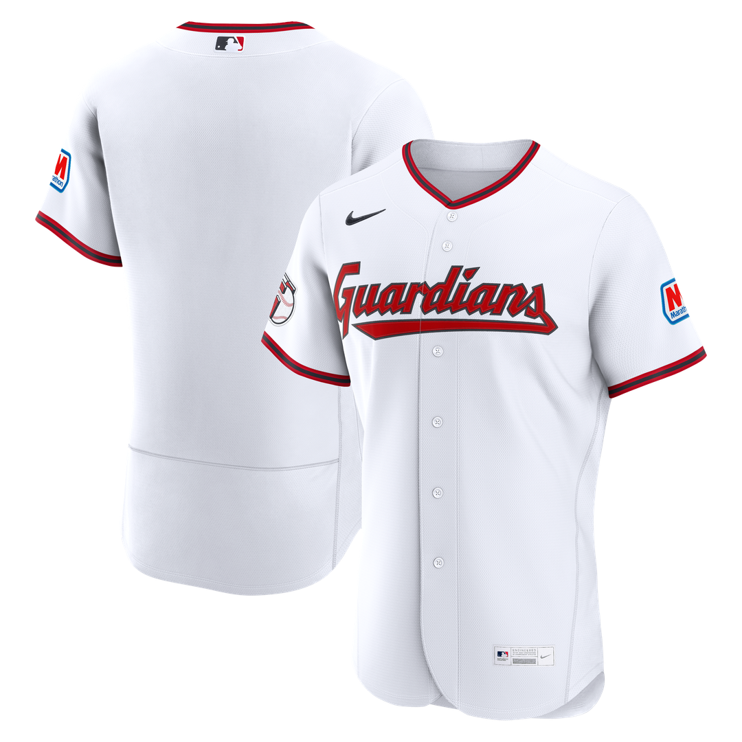 Cleveland Guardians Home Authentic Jersey - White