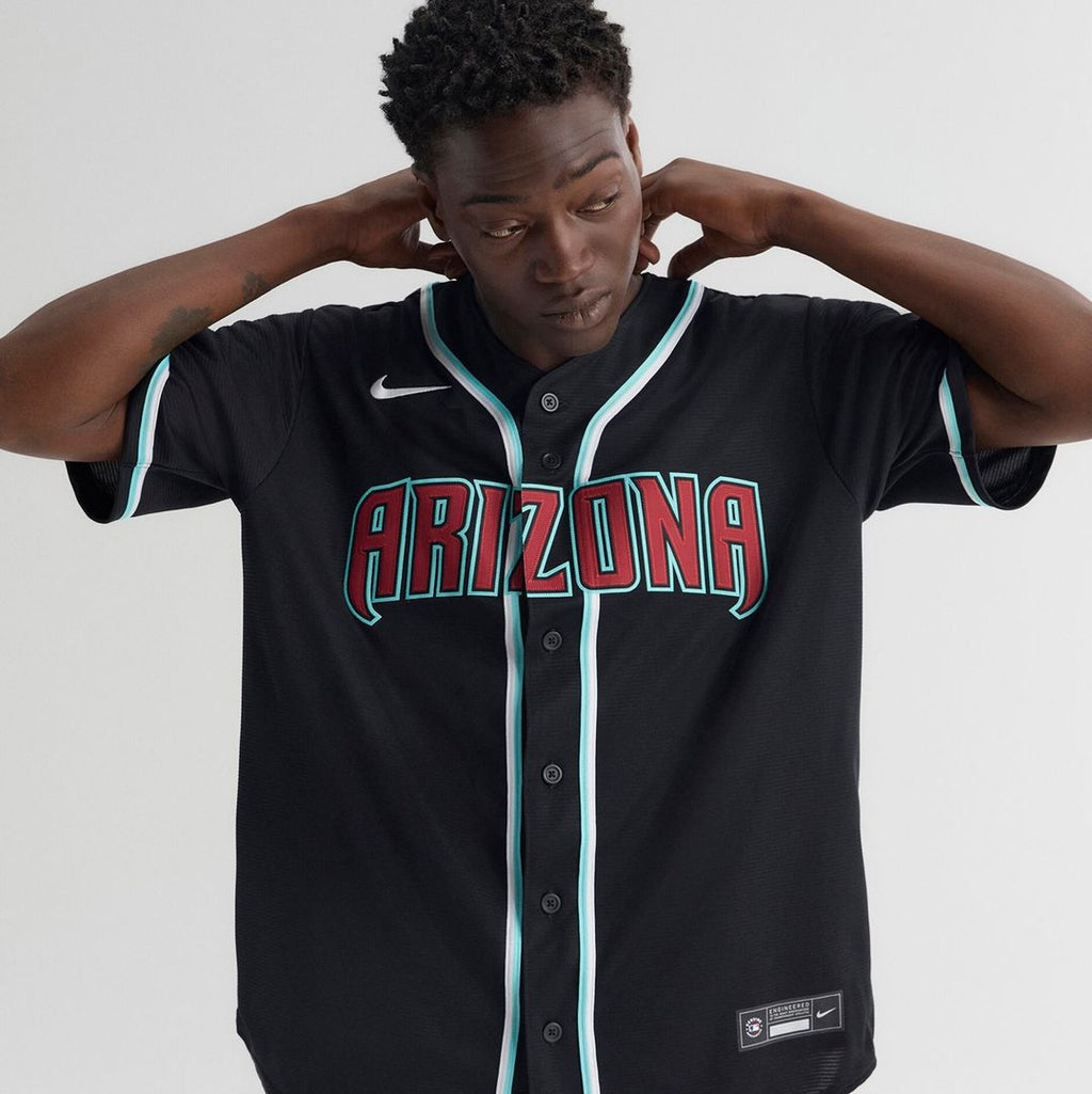 Arizona Diamondbacks Fashion Replica Black Out Jersey