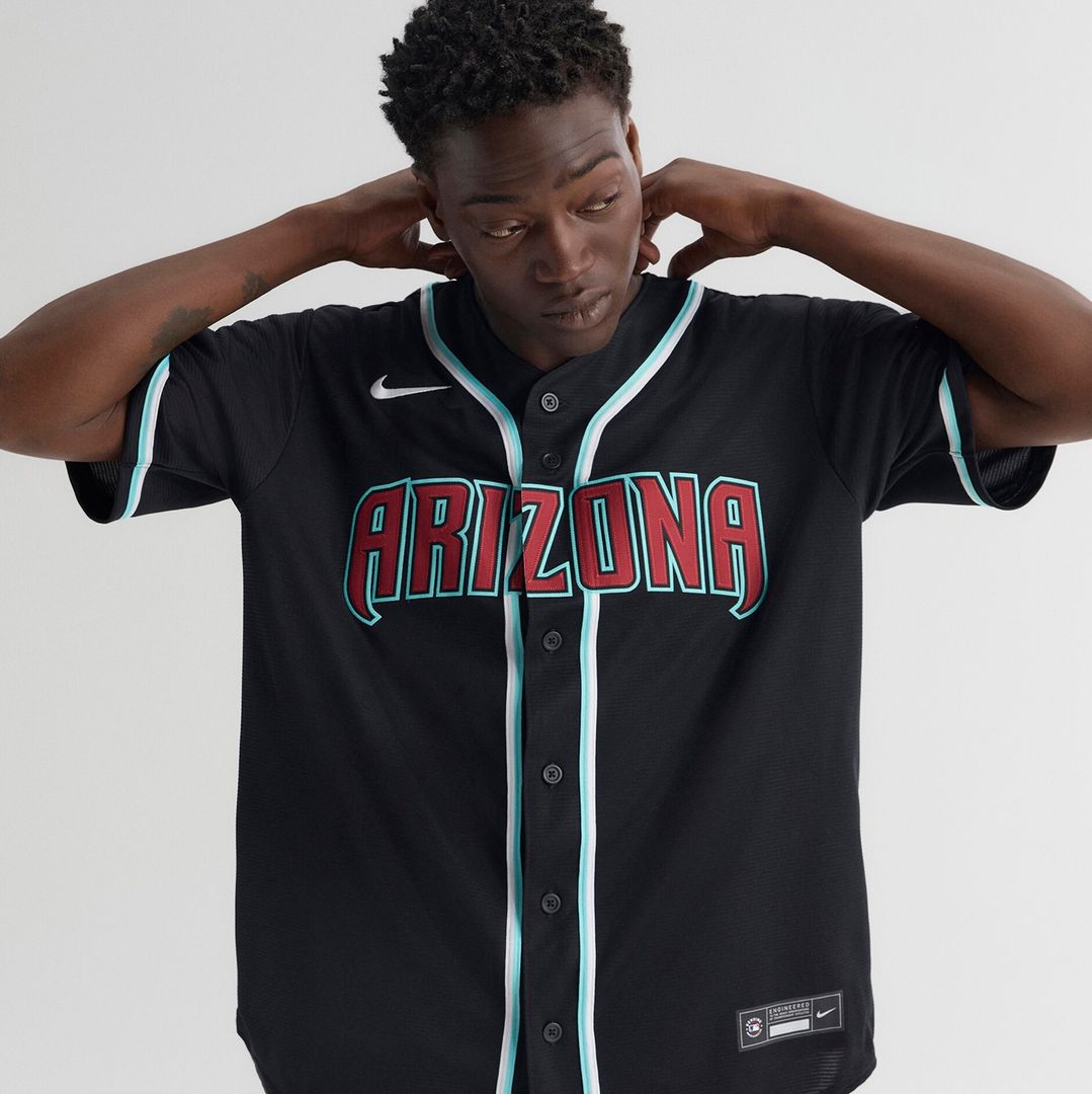 Arizona Diamondbacks Fashion Replica Black Out Jersey