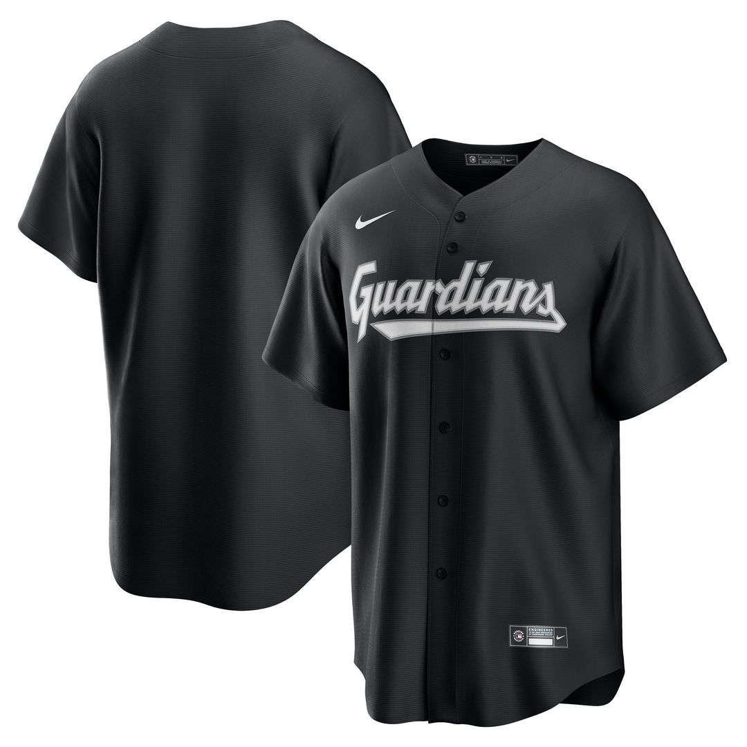 Cleveland Guardians Replica Jersey - Black