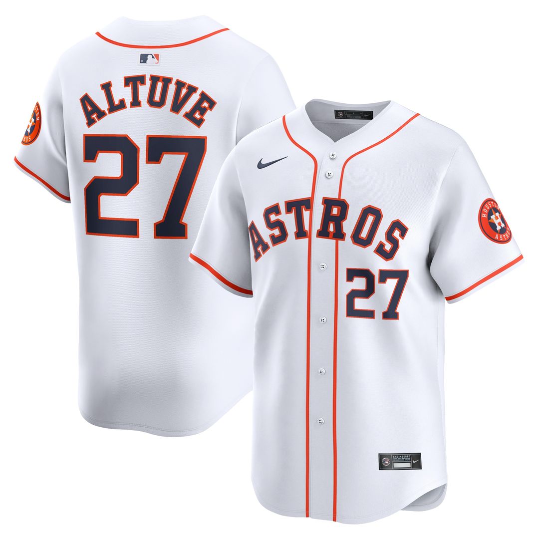 Houston Astros Jose Altuve Home Limited Jersey - White