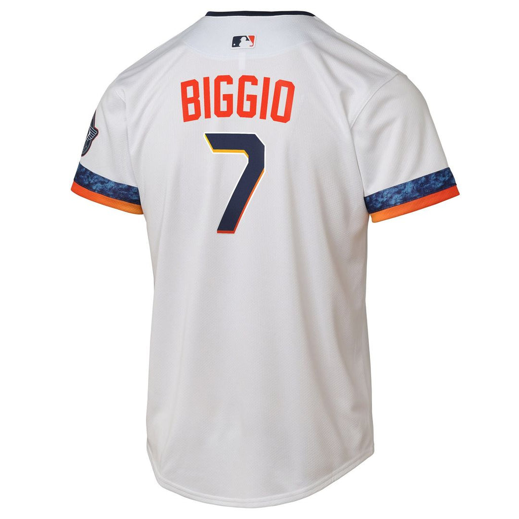 Houston Astros Craig Biggio Youth 2025 City Connect Limited Jersey - White