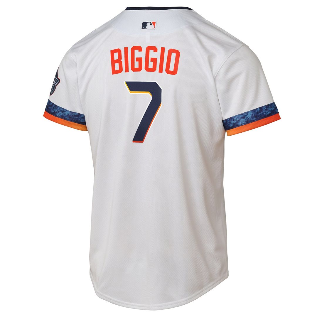 Houston Astros Craig Biggio Youth 2025 City Connect Limited Jersey - White
