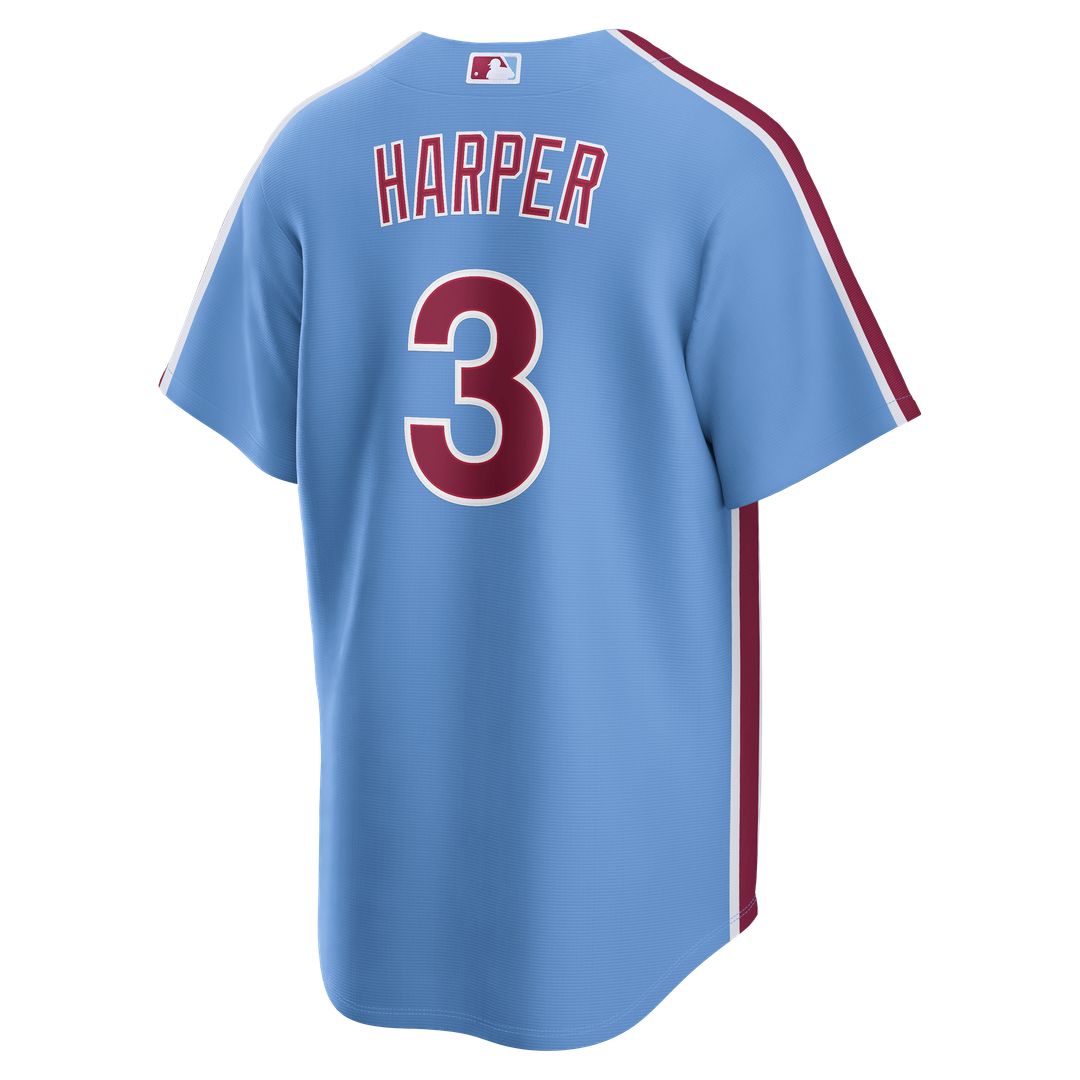 Philadelphia Phillies Bryce Harper Alternate Replica Jersey - Light Blue