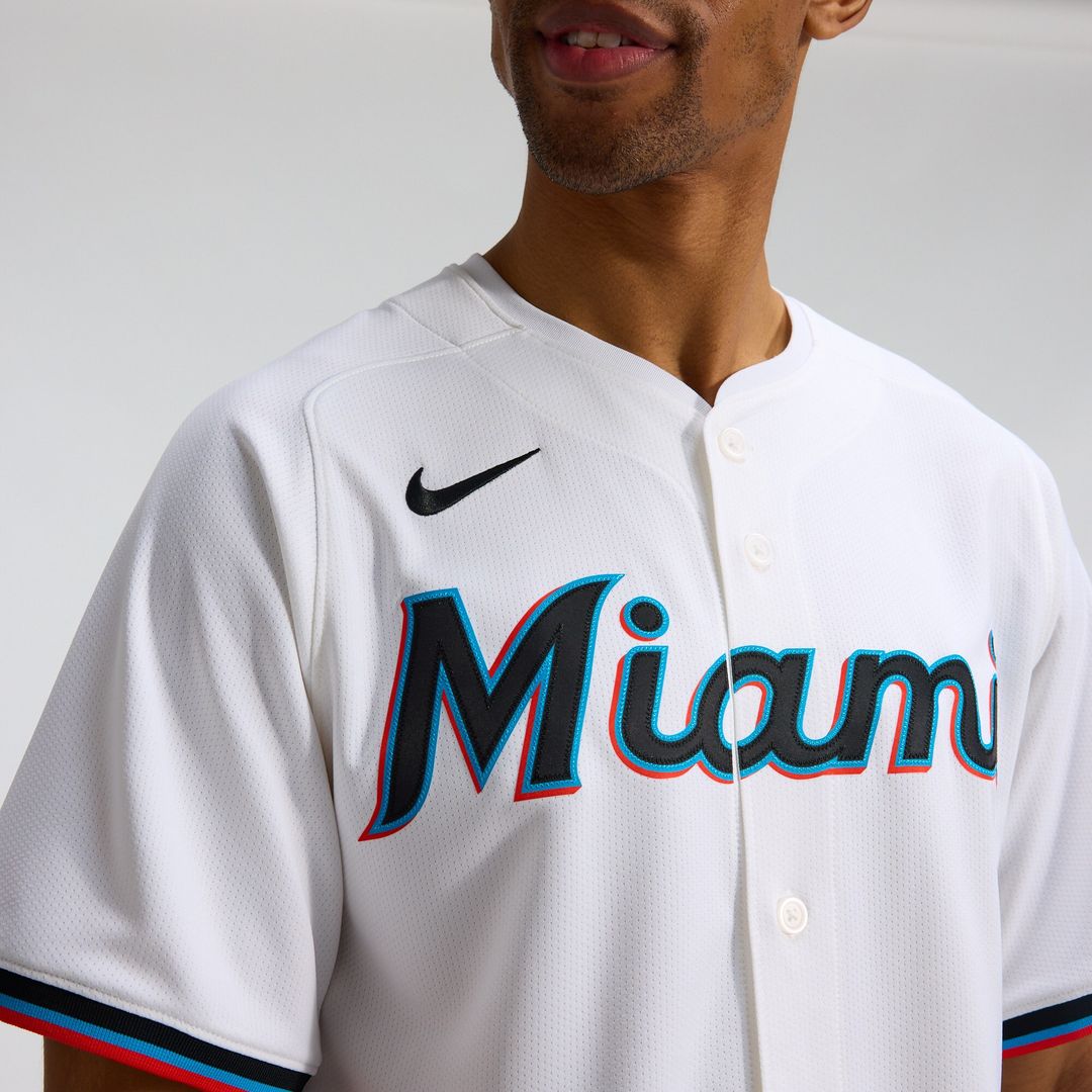 Miami Marlins Home Limited Jersey - White