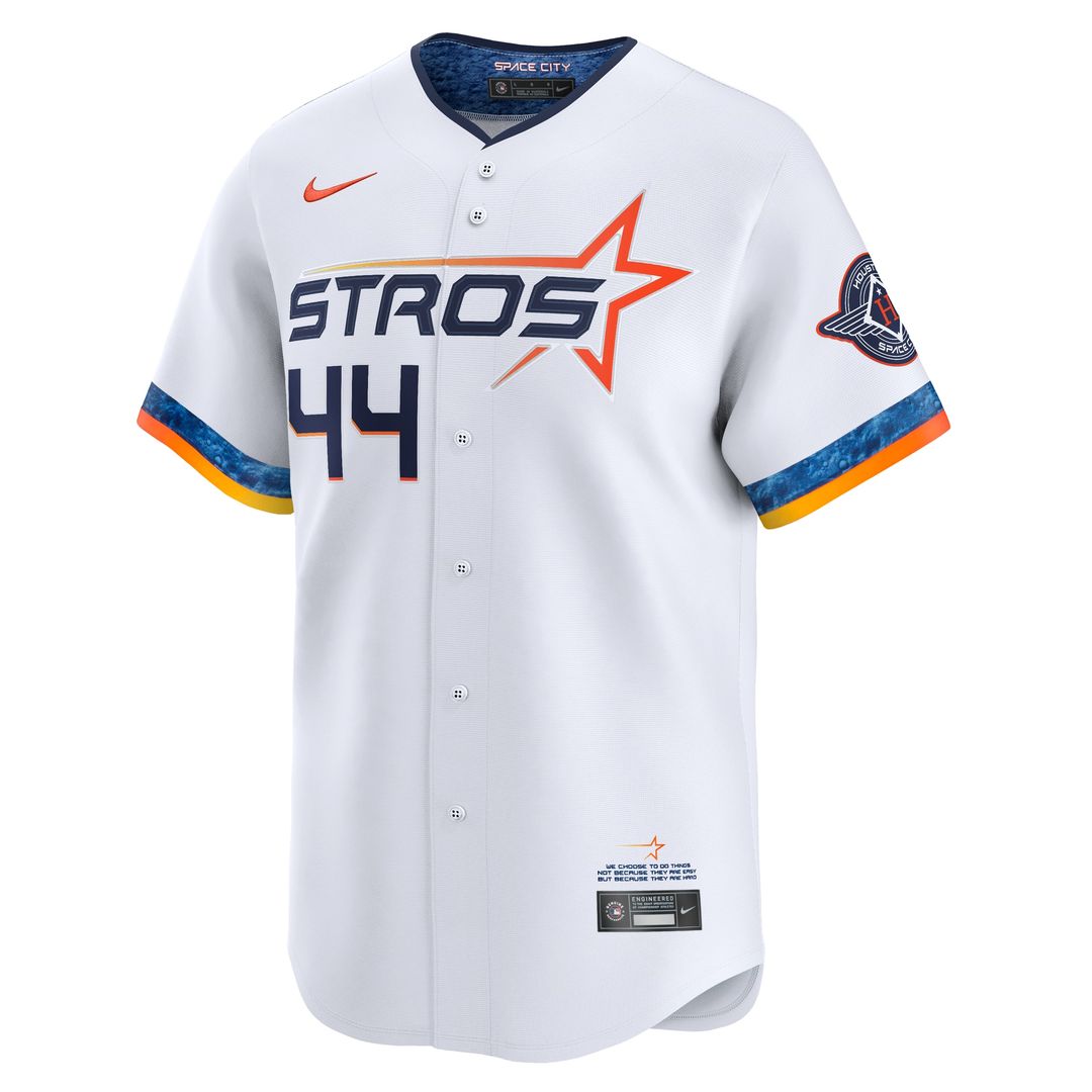 Houston Astros Yordan Alvarez 2025 City Connect Limited Jersey - White