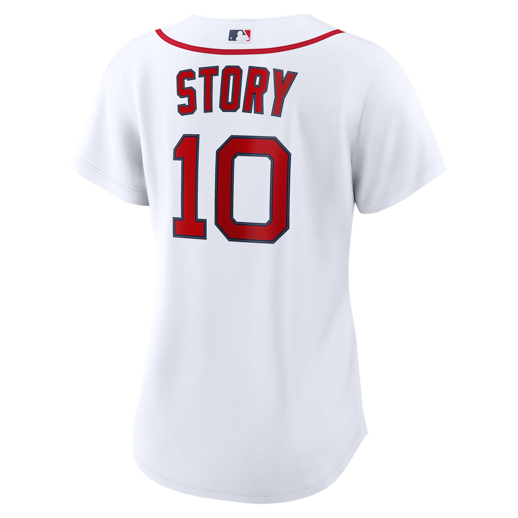 Boston Red Sox Trevor Story Women's Home Replica Jersey - White