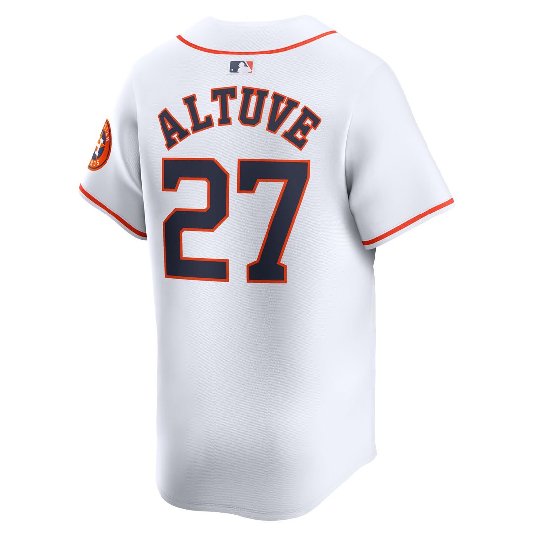 Houston Astros Jose Altuve Youth Home Limited Jersey - White