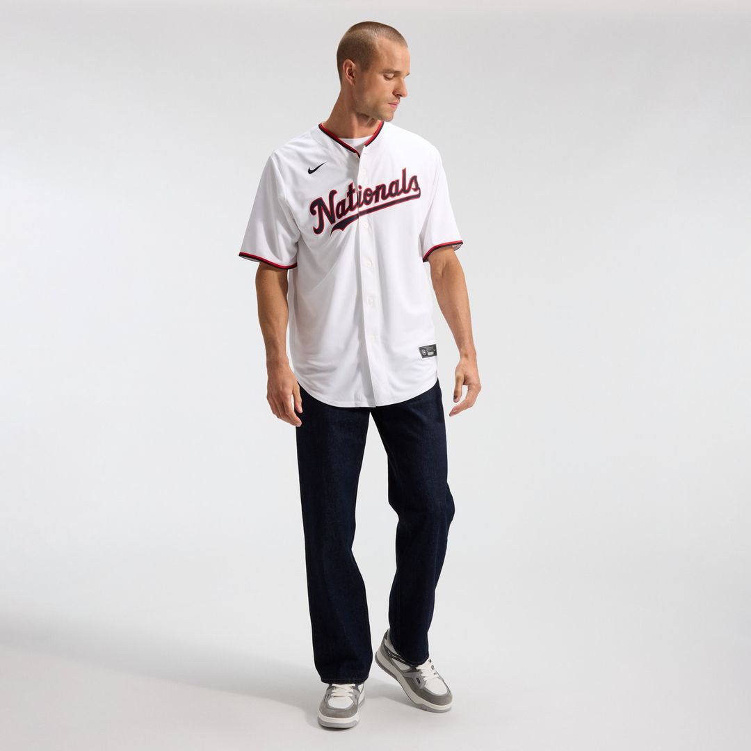 Washington Nationals CJ Abrams Home Replica Jersey - White