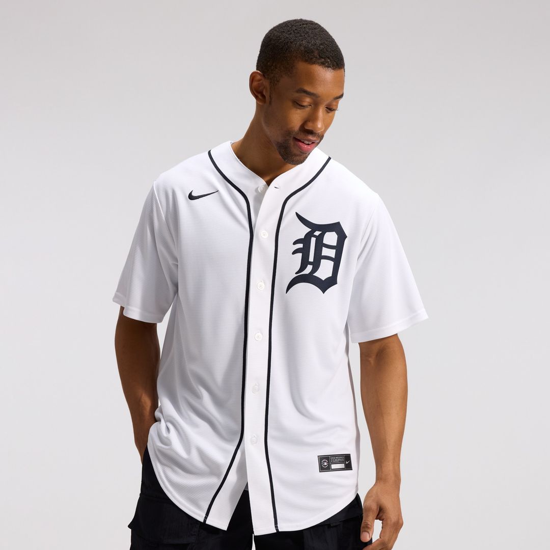 Detroit Tigers Home Replica Jersey - White