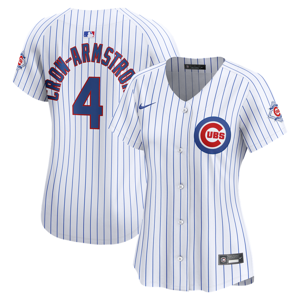 Chicago Cubs Pete Crow - Armstrong Women's 150th Anniversary Limited Jersey - White