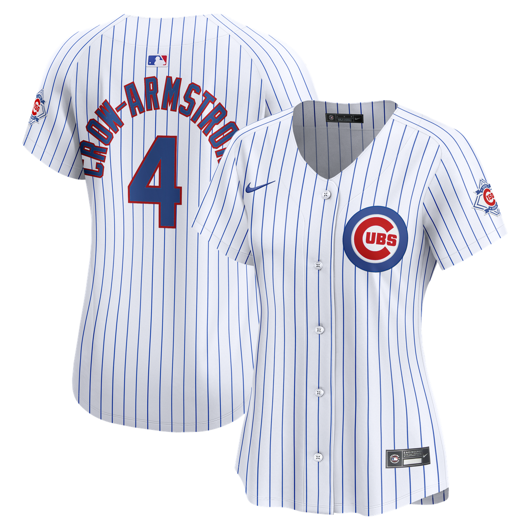 Chicago Cubs Pete Crow - Armstrong Women's 150th Anniversary Limited Jersey - White