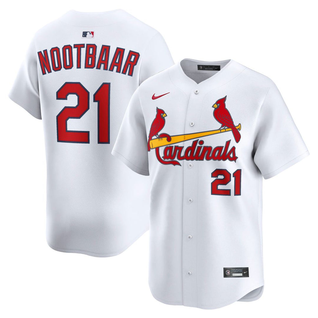 St. Louis Cardinals Lars Nootbaar Home Limited Jersey - White