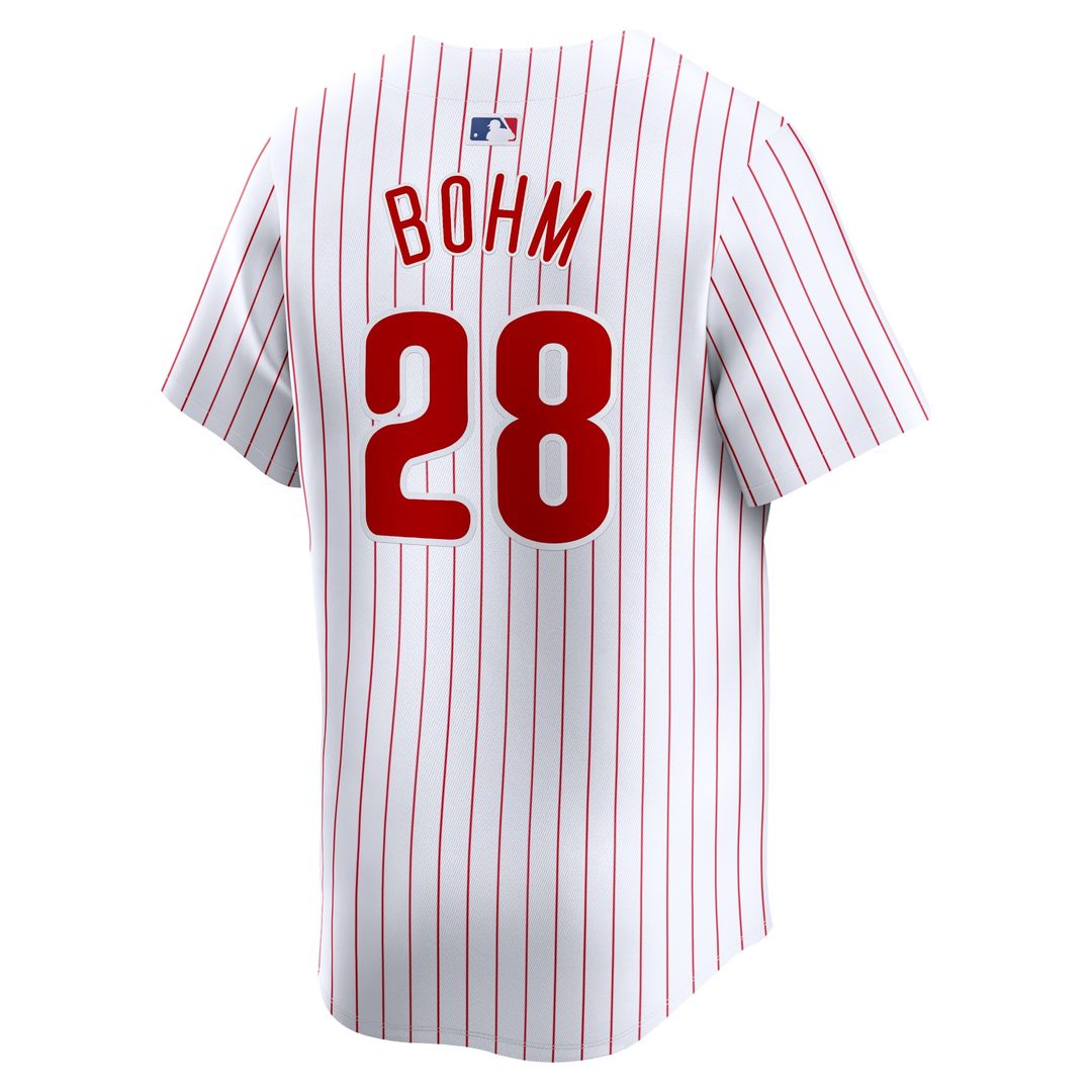 Philadelphia Phillies Alec Bohm Home Limited Jersey - White