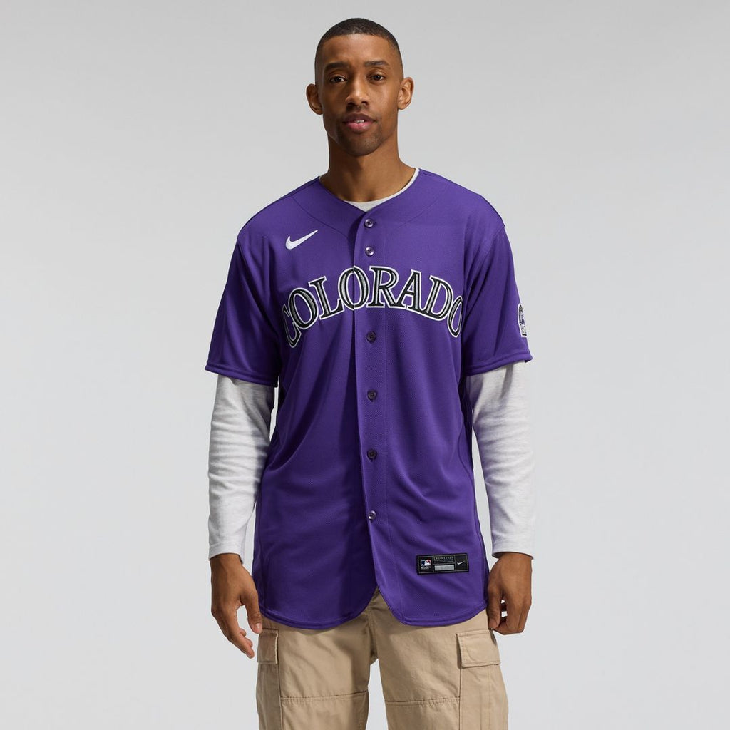 Colorado Rockies Alternate Authentic Jersey - Purple
