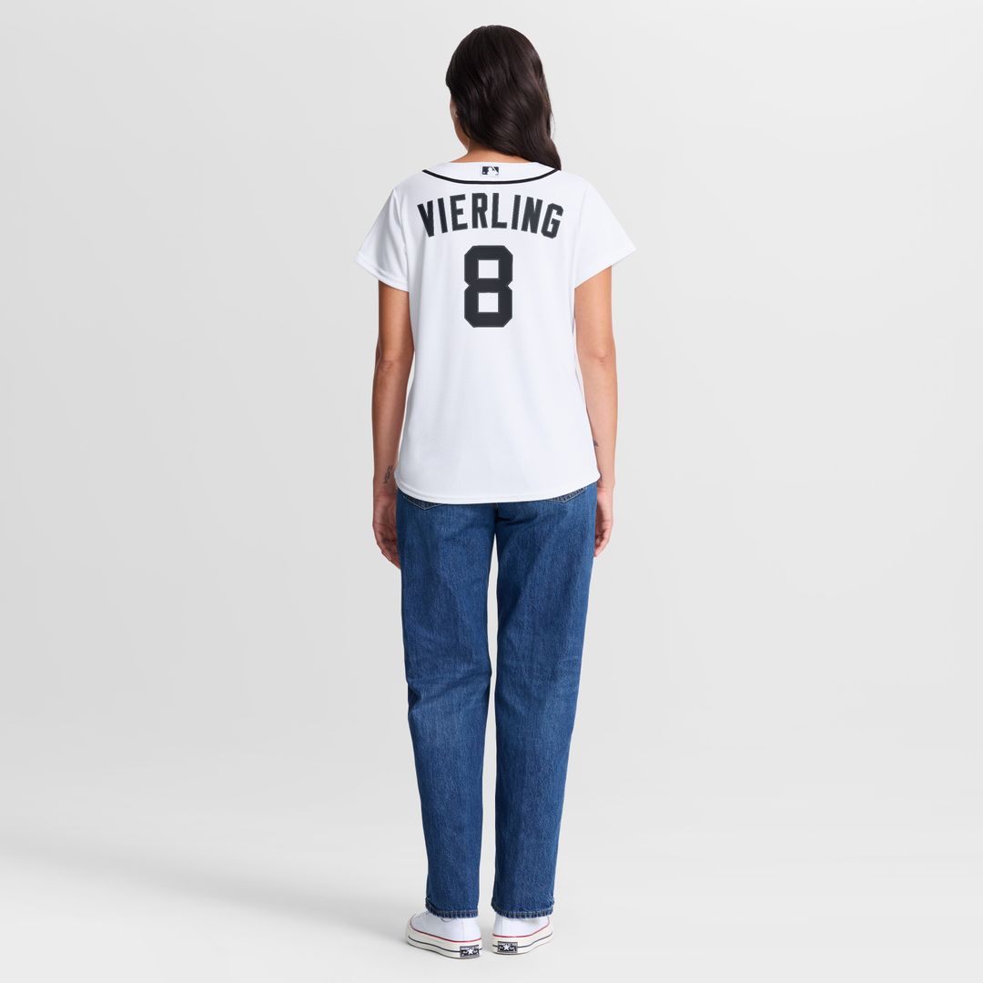 Detroit Tigers Matt Vierling Women's Home Replica Jersey - White