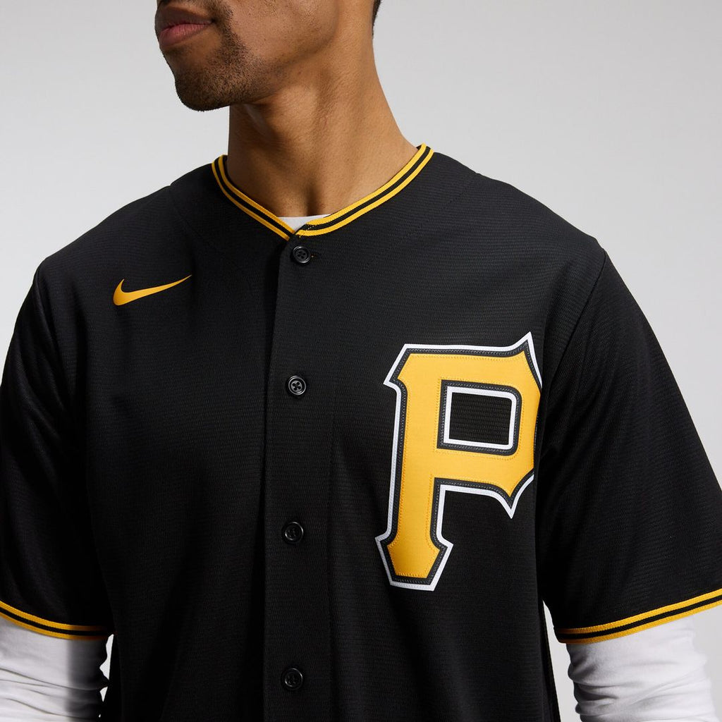 Pittsburgh Pirates Alternate Replica Team Jersey - Black