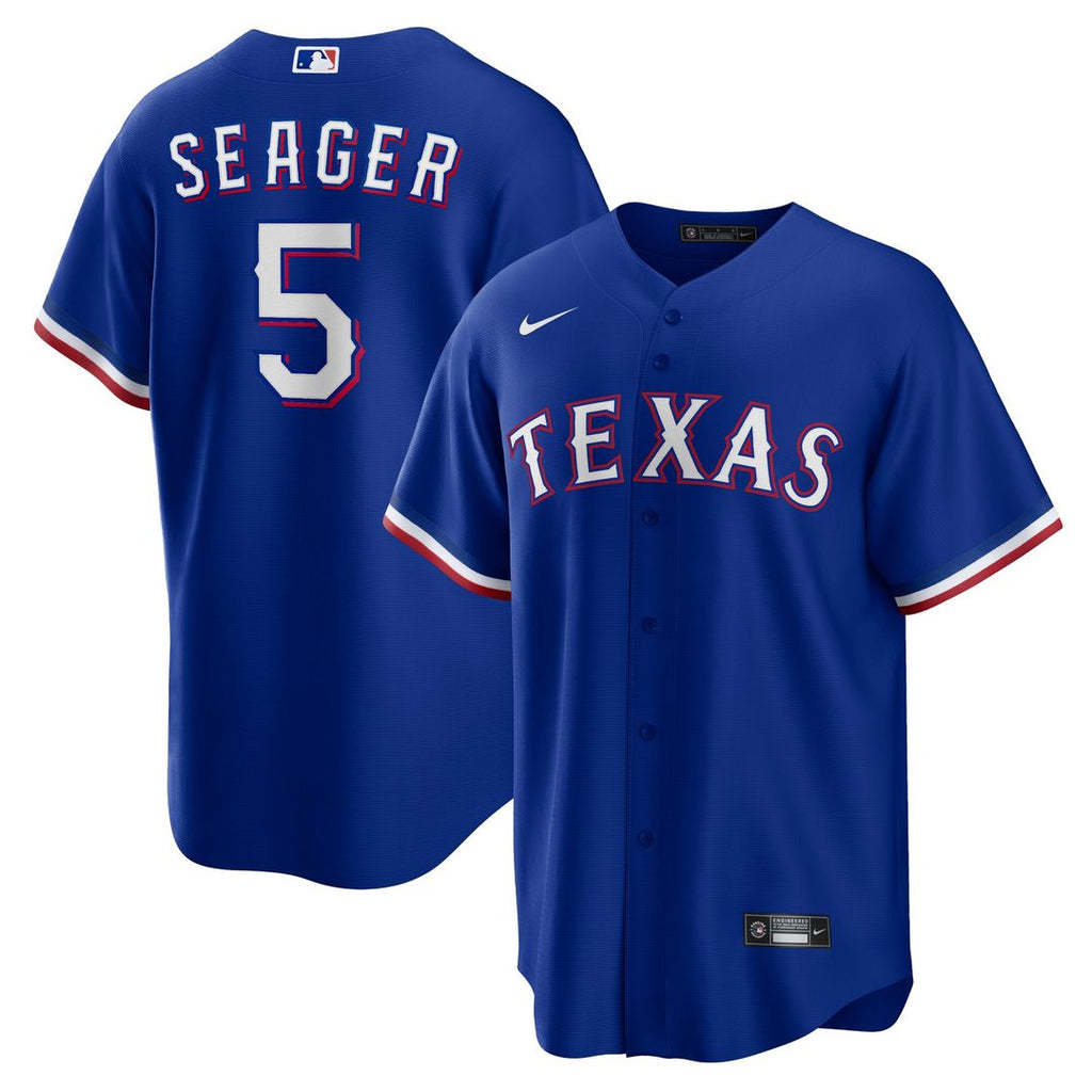 Texas Rangers Corey Seager Alternate 2 Replica Jersey - Royal