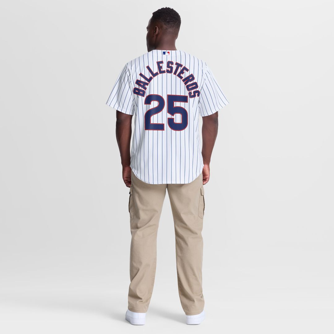 Chicago Cubs Moisés Ballesteros Home Replica Jersey - White