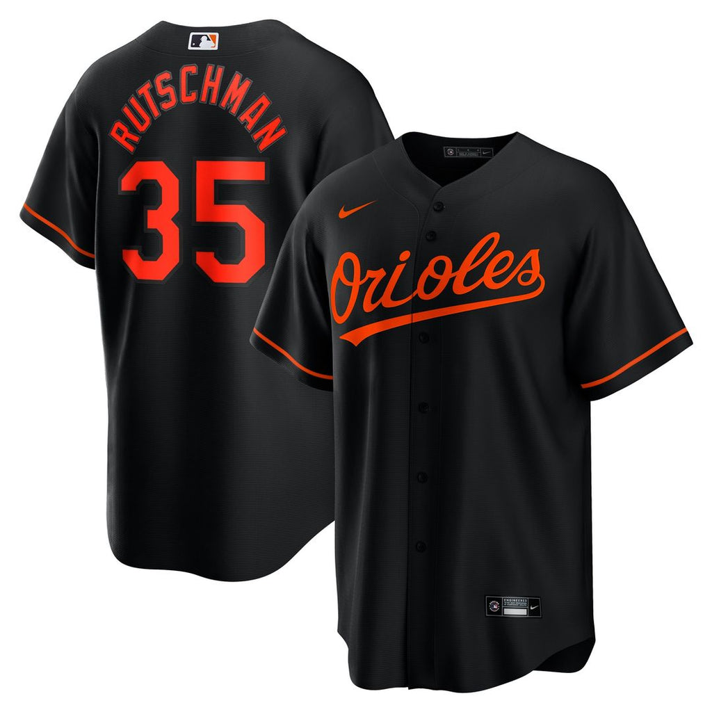 Baltimore Orioles Adley Rutschman Alternate Replica Jersey - Black