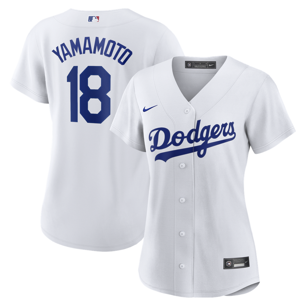 Los Angeles Dodgers Yoshinobu Yamamoto Women's Replica Jersey - White