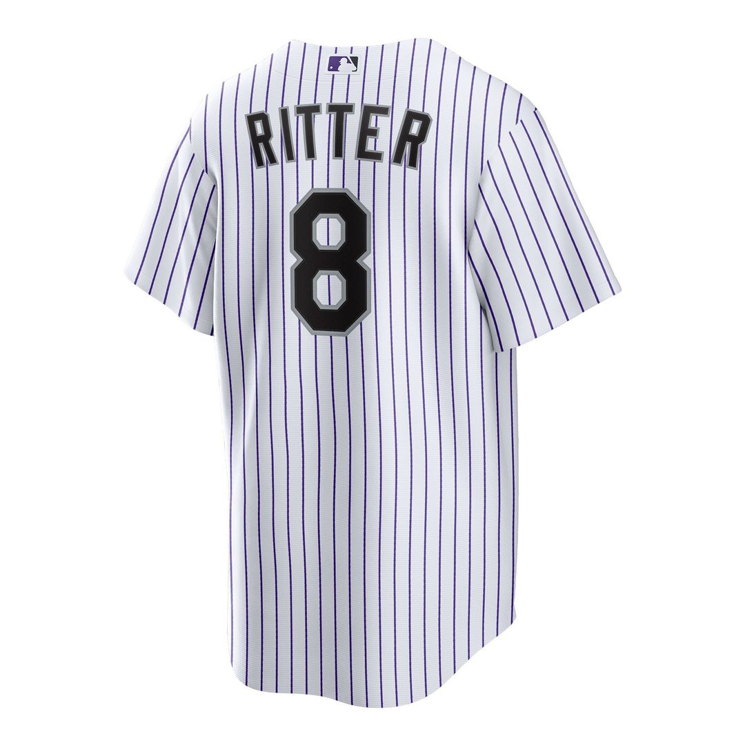 Colorado Rockies Ryan Ritter Home Replica Jersey - White