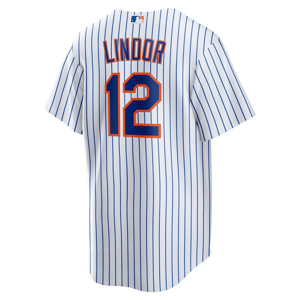 New York Mets Francisco Lindor Home Replica Jersey - White