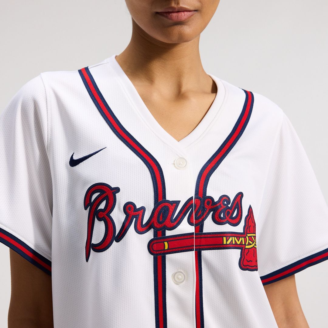 Atlanta Braves Home Women's Limited Jersey - White
