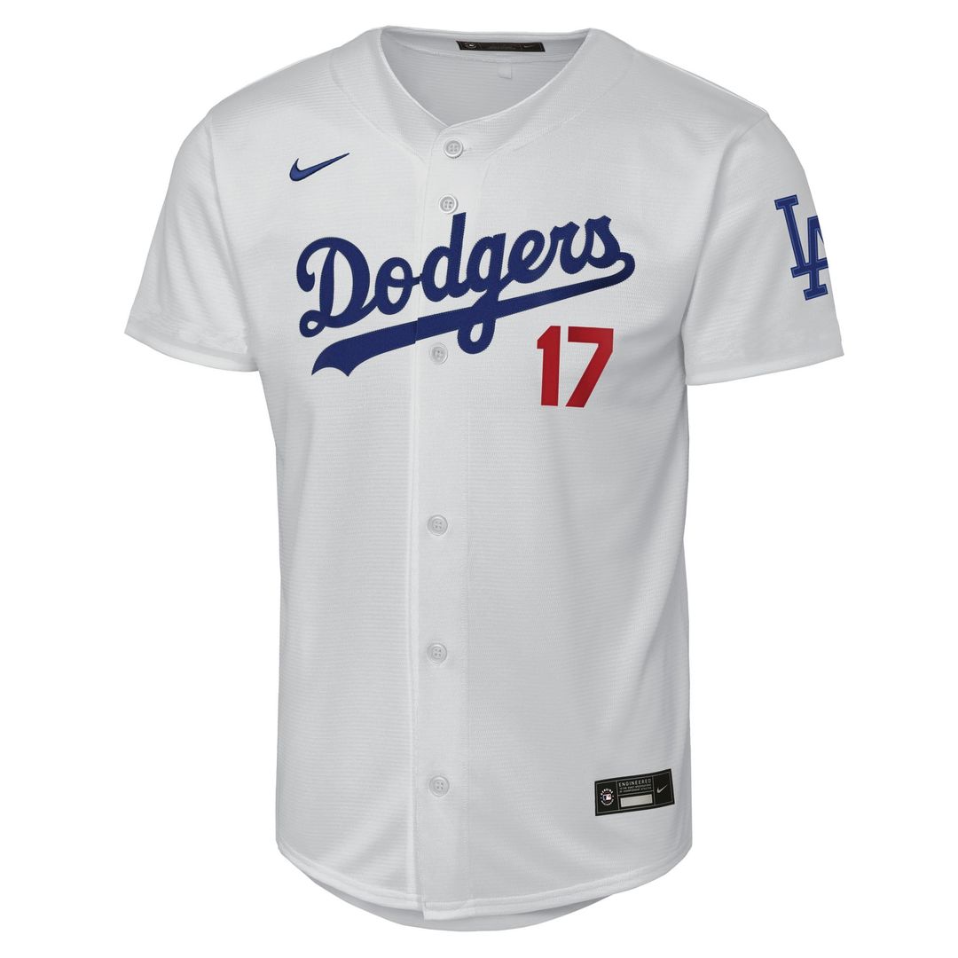 Los Angeles Dodgers Shohei Ohtani Youth Home Stadium Jersey - White