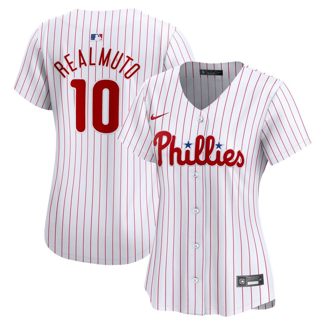 Philadelphia Phillies J.T. Realmuto Women's Home Limited Jersey - White
