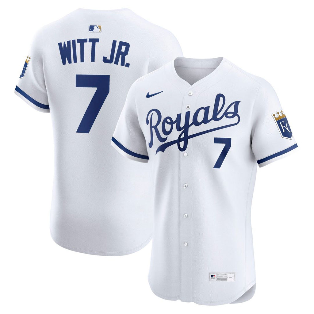 Kansas City Royals Bobby Witt Jr. Home ElitePlayer Jersey - White