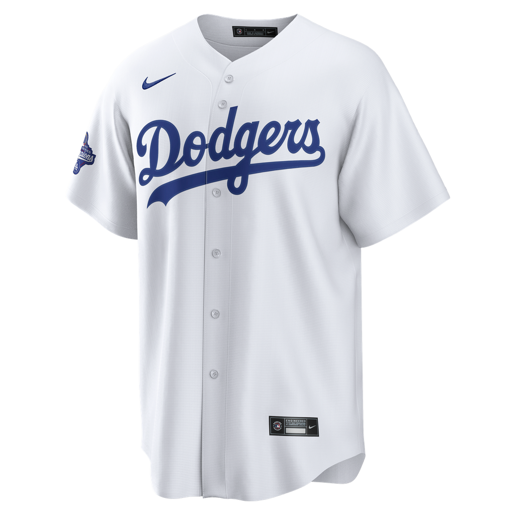 Los Angeles Dodgers Shohei Ohtani 2025 World Series Champions Home Replica Jersey - White