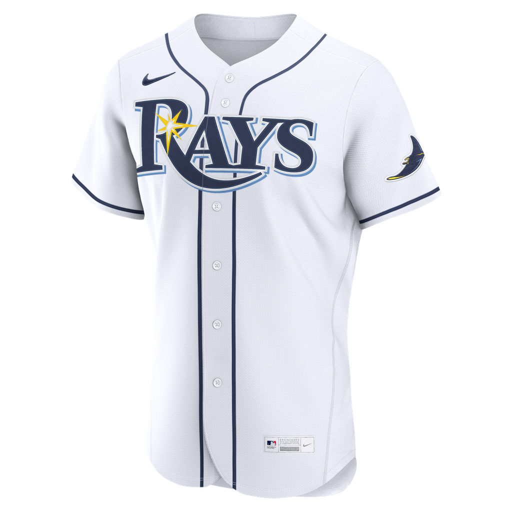 Tampa Bay Rays Home Authentic Jersey - White