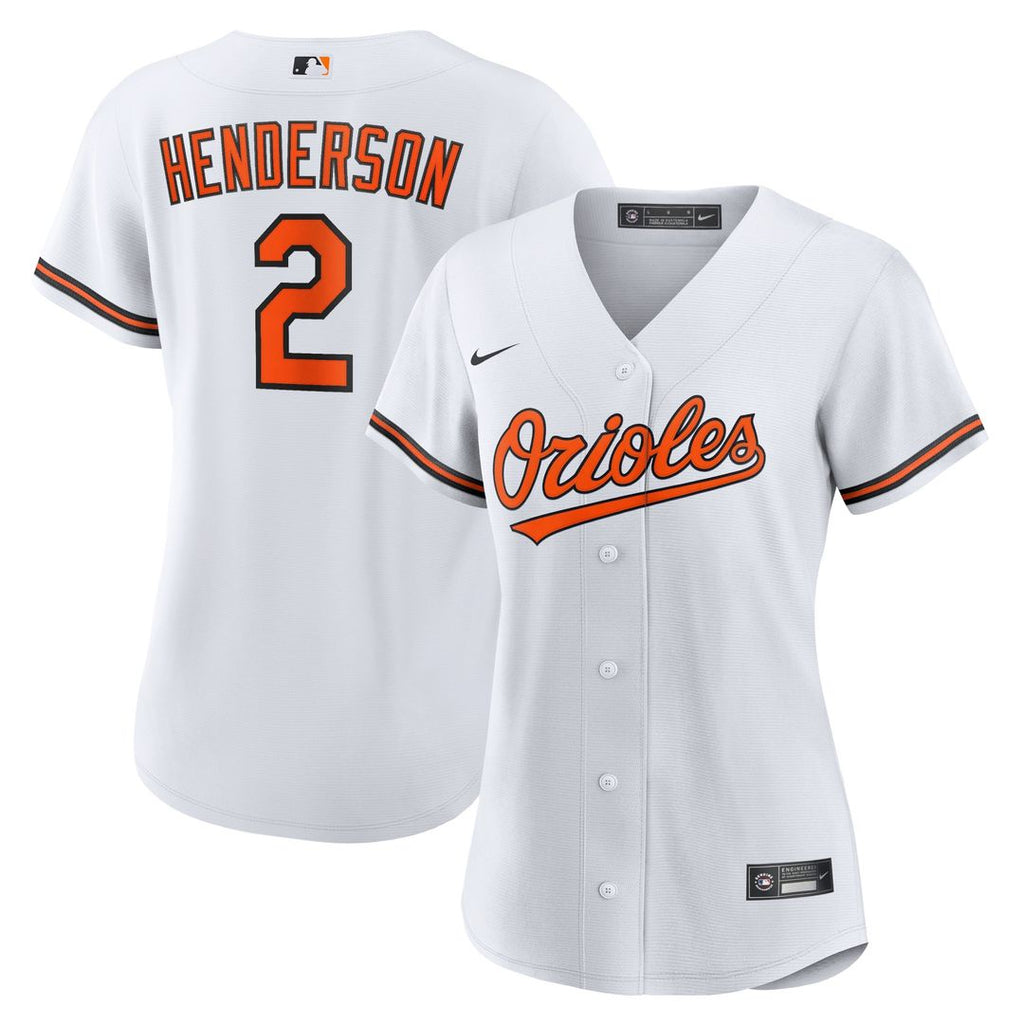 Baltimore Orioles Gunnar Henderson Women's Replica Jersey - White