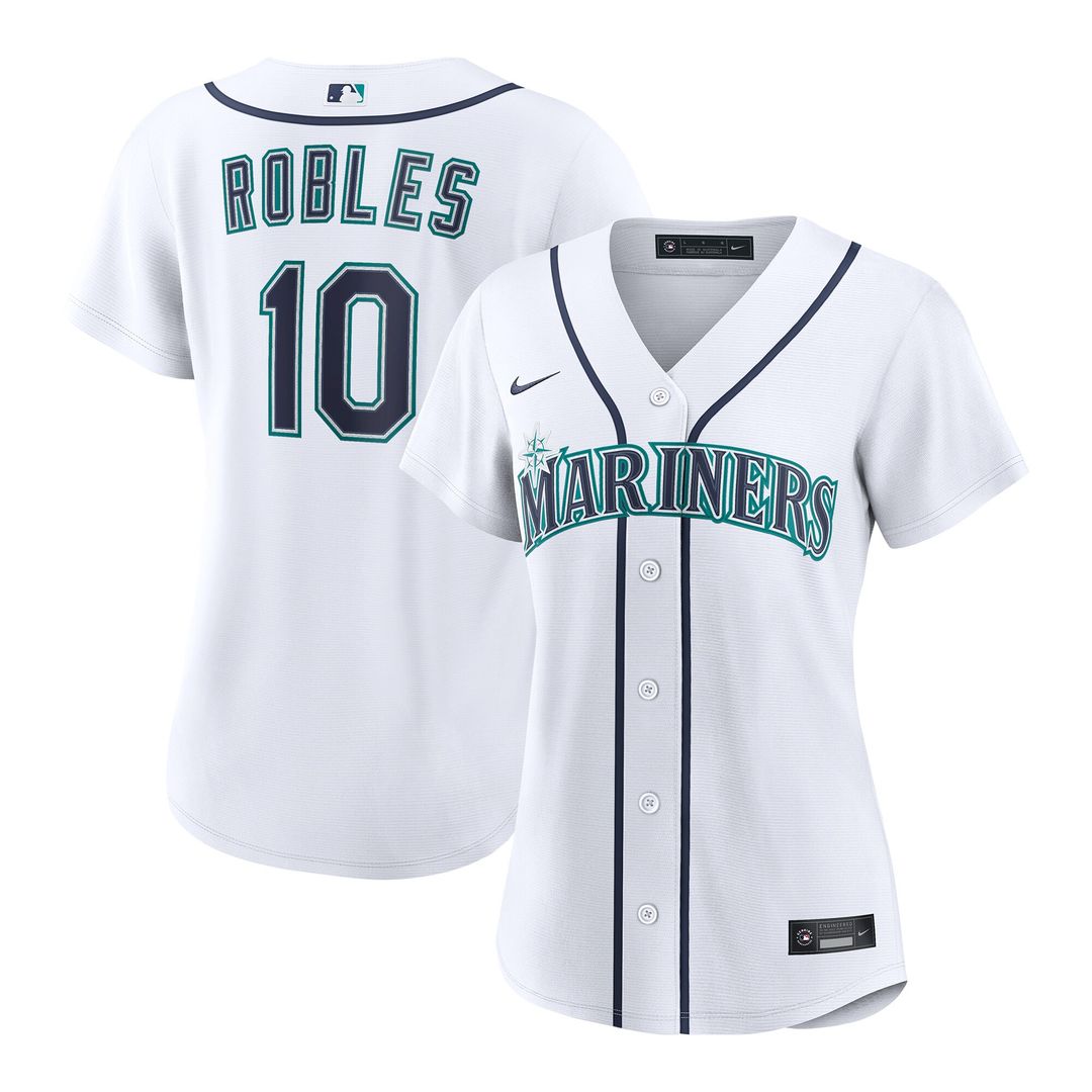 Seattle Mariners Victor Robles Women's Home Replica Jersey - White