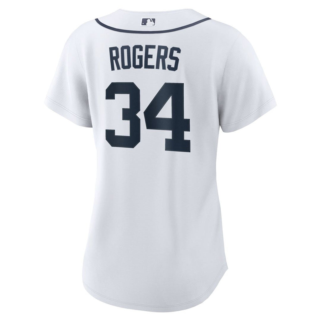 Detroit Tigers Jake Rogers Women's Home Replica Jersey - White