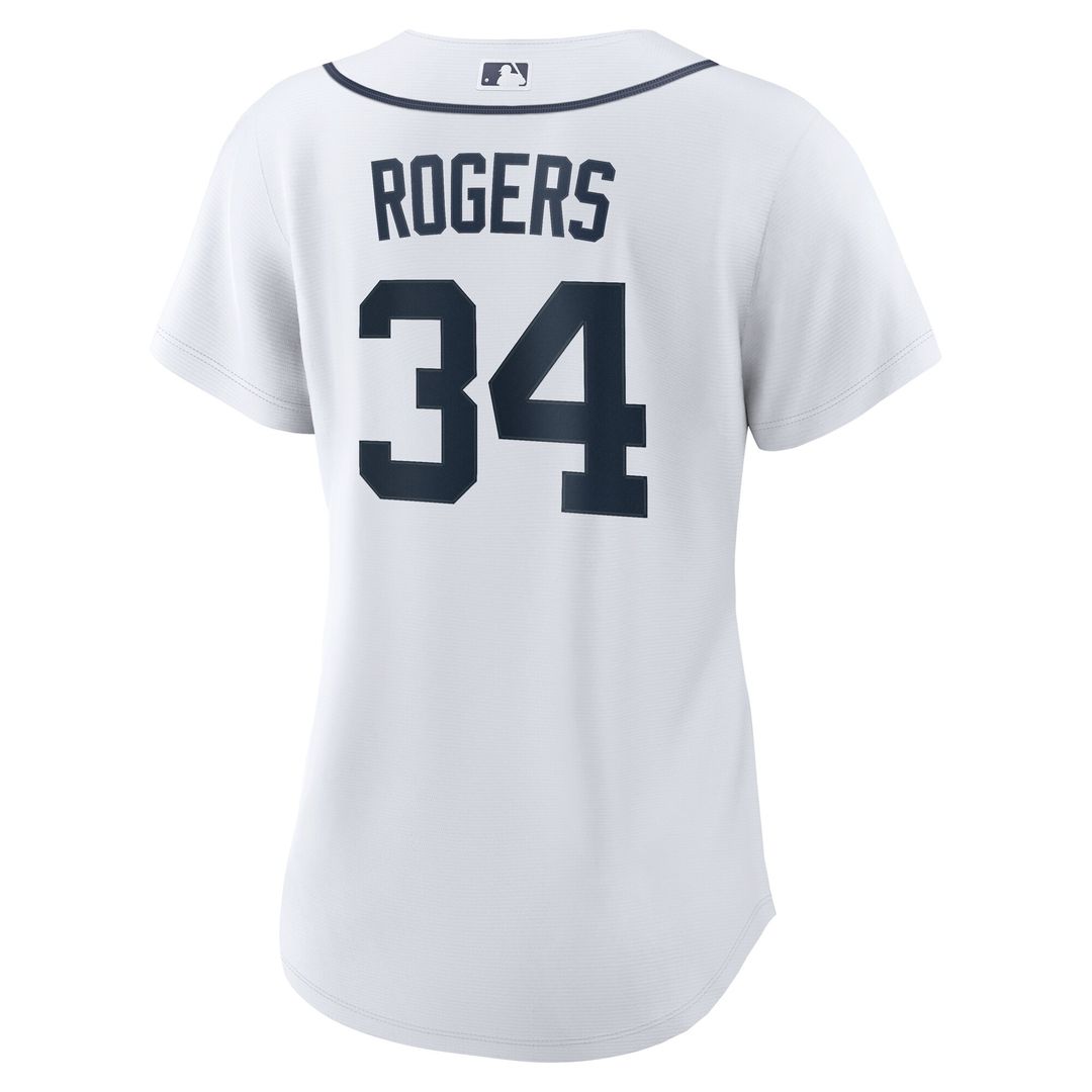Detroit Tigers Jake Rogers Women's Home Replica Jersey - White