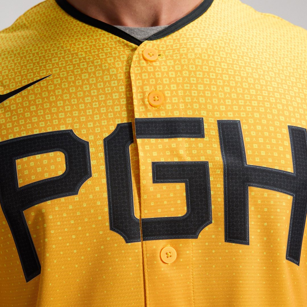 Pittsburgh Pirates City Connect Replica Jersey - Gold