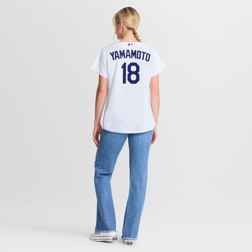 Los Angeles Dodgers Yoshinobu Yamamoto Women's Replica Jersey - White