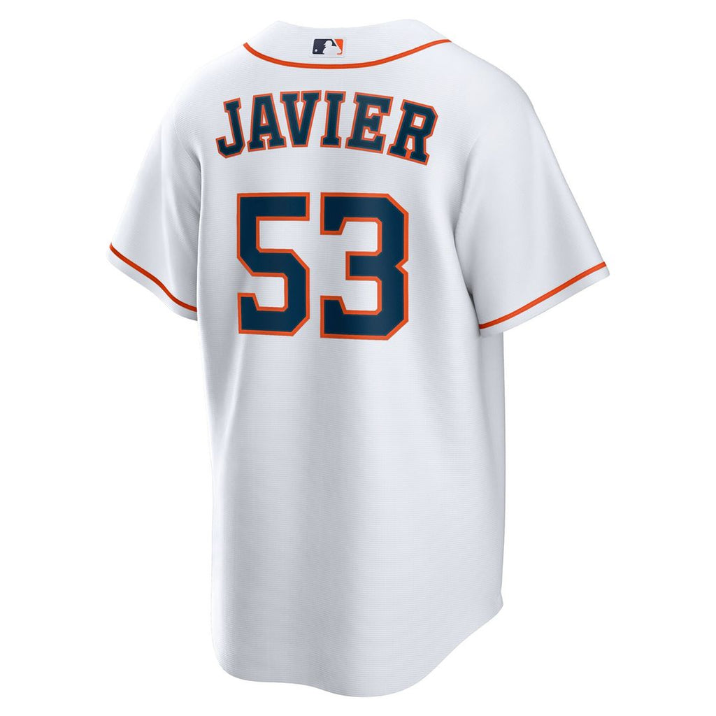 Houston Astros Cristian Javier Home Replica Jersey - White