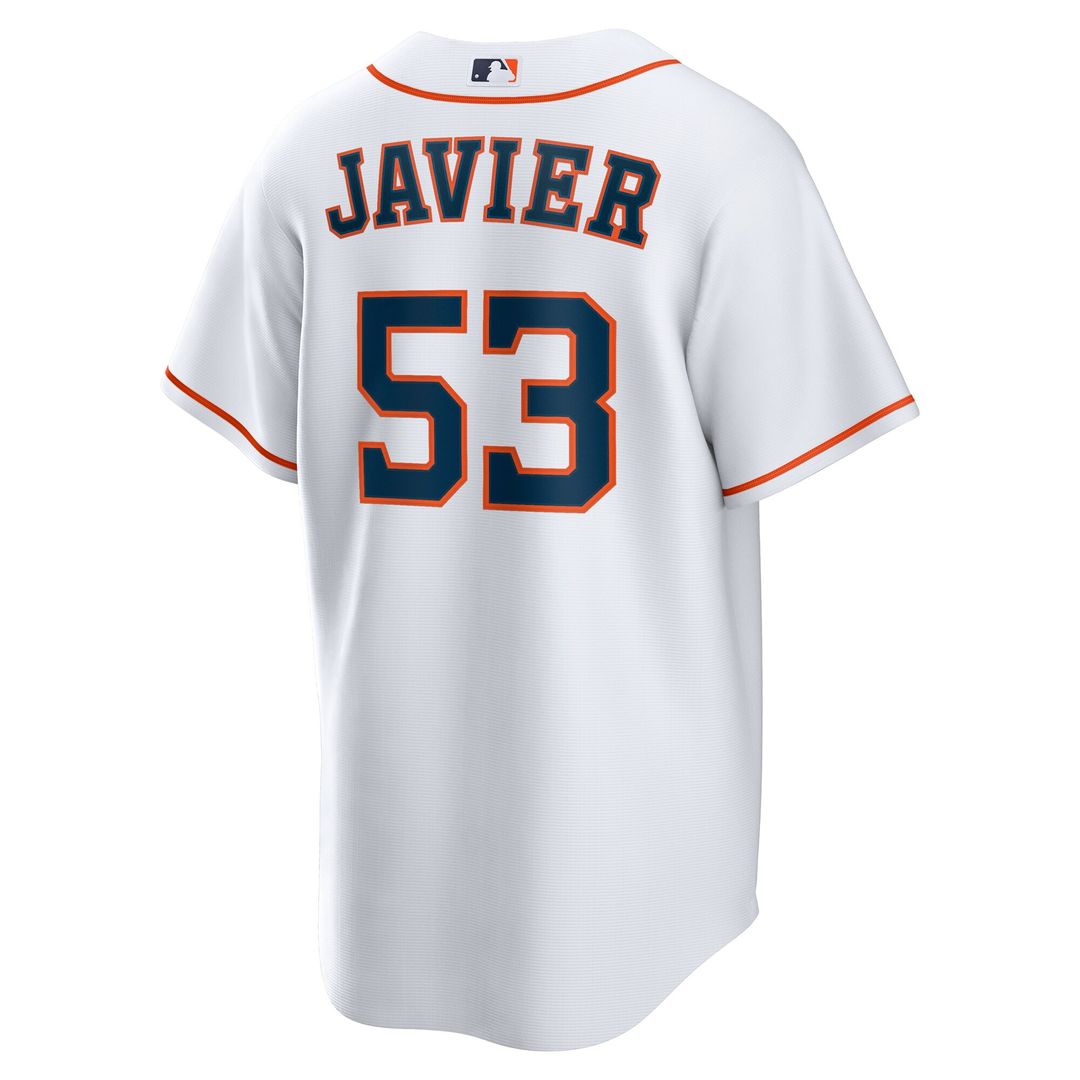 Houston Astros Cristian Javier Home Replica Jersey - White