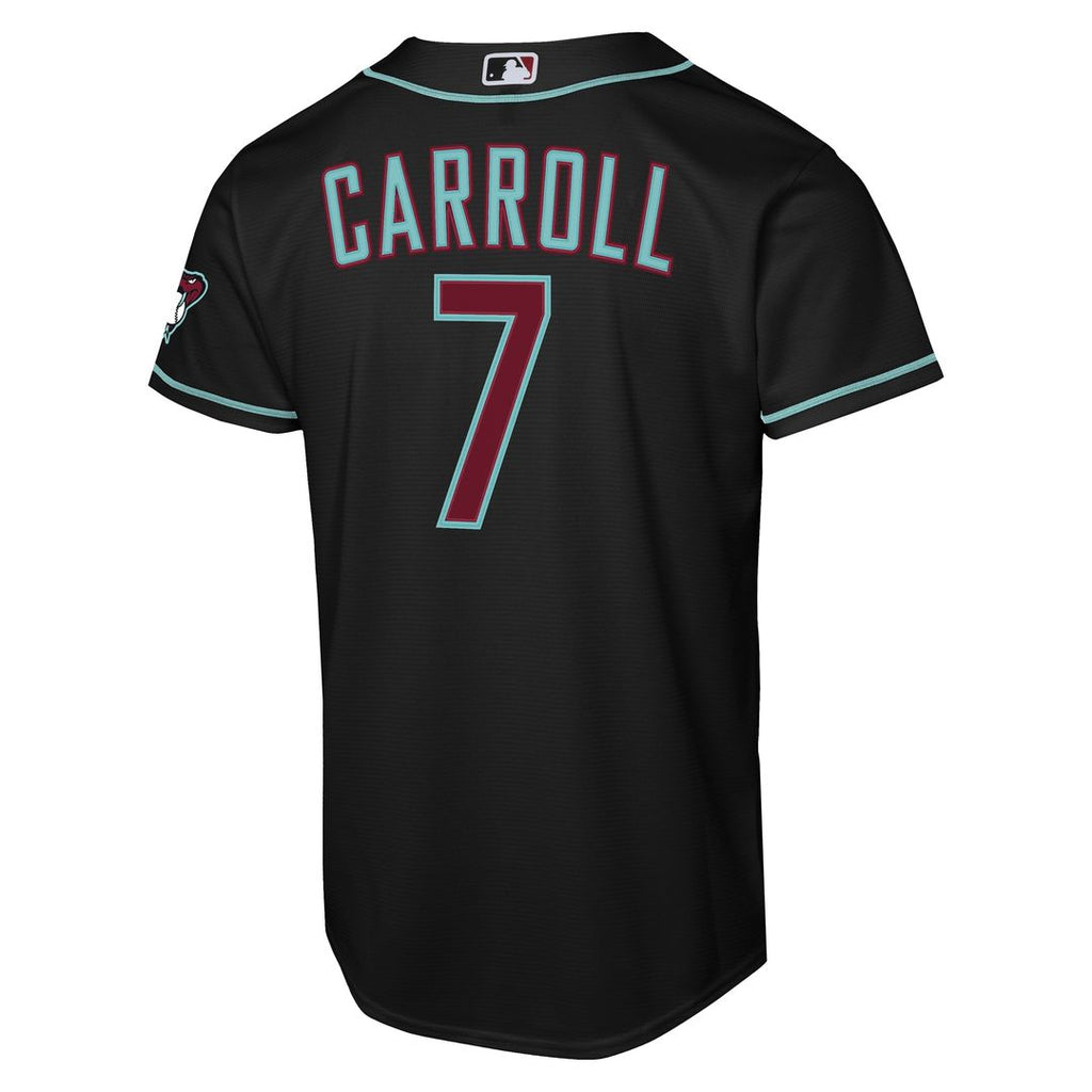 Arizona Diamondbacks Corbin Carroll Youth Alternate Stadium Jersey - Black