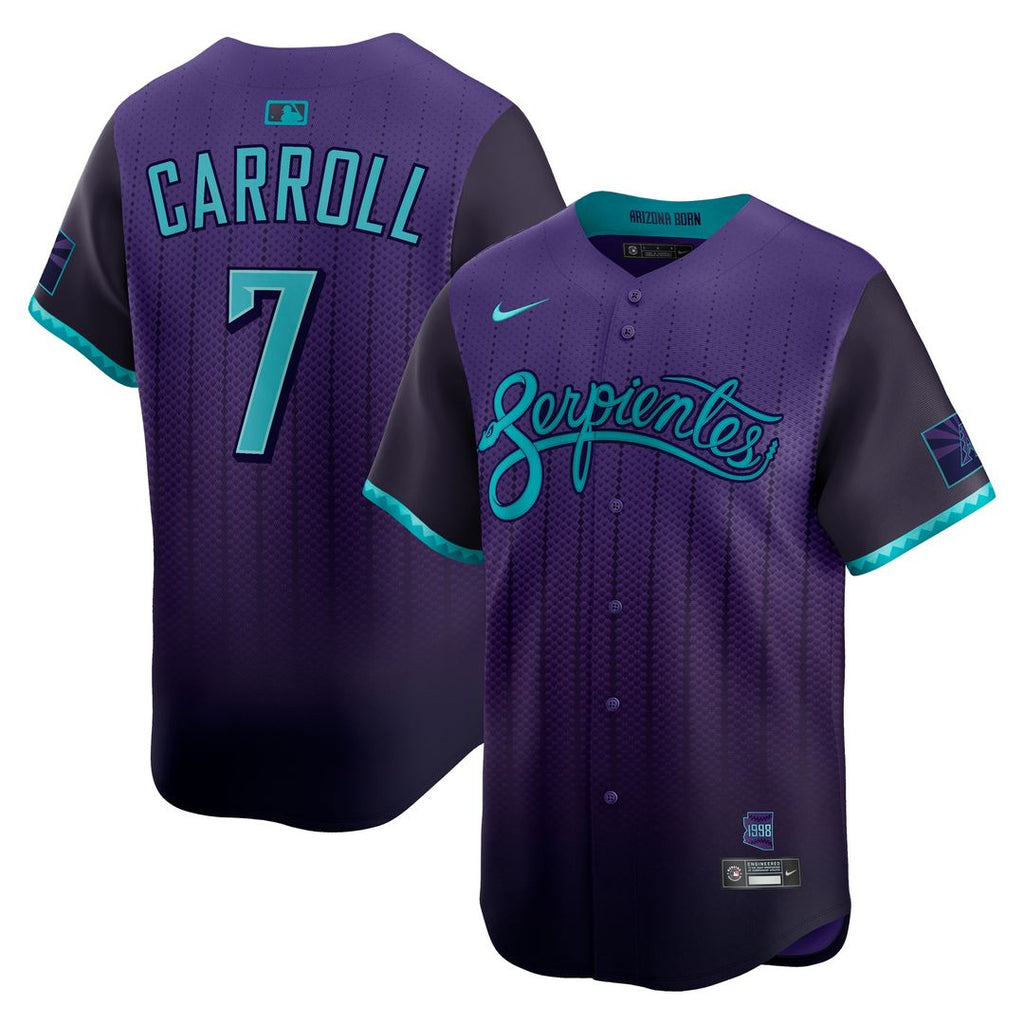 Arizona Diamondbacks Corbin Carroll 2025 City Connect Limited Jersey - Purple